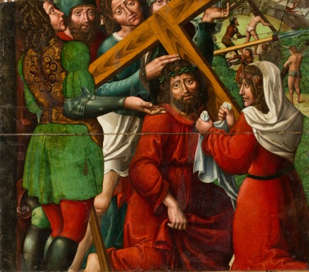 Jesús con la cruz a cuestas, Rodrigo de Sajonia, ca.1515-1519. Foto: José Garrido. Museo de Zaragoza.