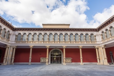 Patio del museo tras la renovación de 2020. Foto: Eduardo González. Museo de Zaragoza.