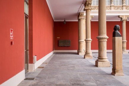 Patio del museo tras la renovación de 2020. Foto: Eduardo González. Museo de Zaragoza.