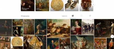 Sección de la Home de Google Arts and Culture. Foto: Difusión Museo de Zaragoza