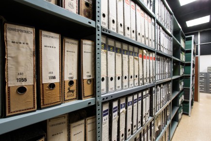 Archivo del museo en su nuevo espacio. Foto: José Garrido. Museo de Zaragoza.