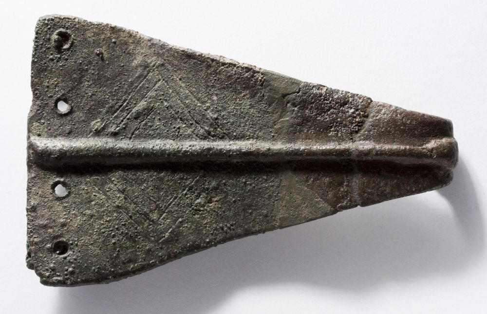 Broche de cinturón. Bronce. Edad del Hierro. 650-550 a.E. El Corral de Mola (Uncastillo, Zaragoza). Inv. 50006.