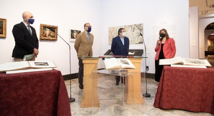 Presentación del depósito de estampas de Goya de Fundación CAI. Foto: José Garrido. Museo de Zaragoza.