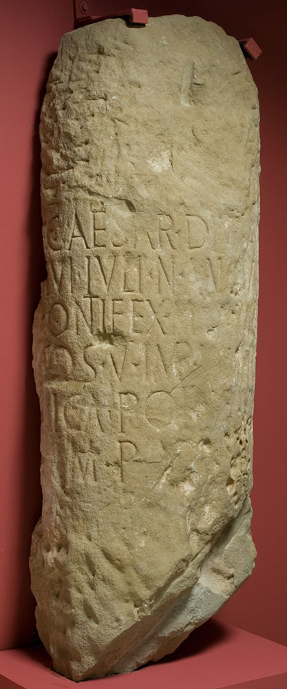 Miliario Piedra arenisca Imperio Romano 32 - 33 Val de los frailes - Castejón de Valdejasa 51217