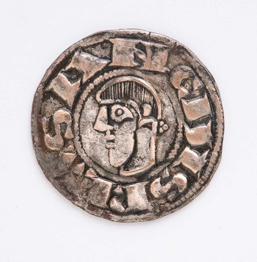 Moneda - Dinero de Sancho Ramírez de Aragón Vellón Alta Edad Media 1076-1094 Ceca de Jaca 08634