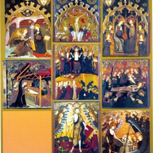 Composición general del retablo de Jaime Serra