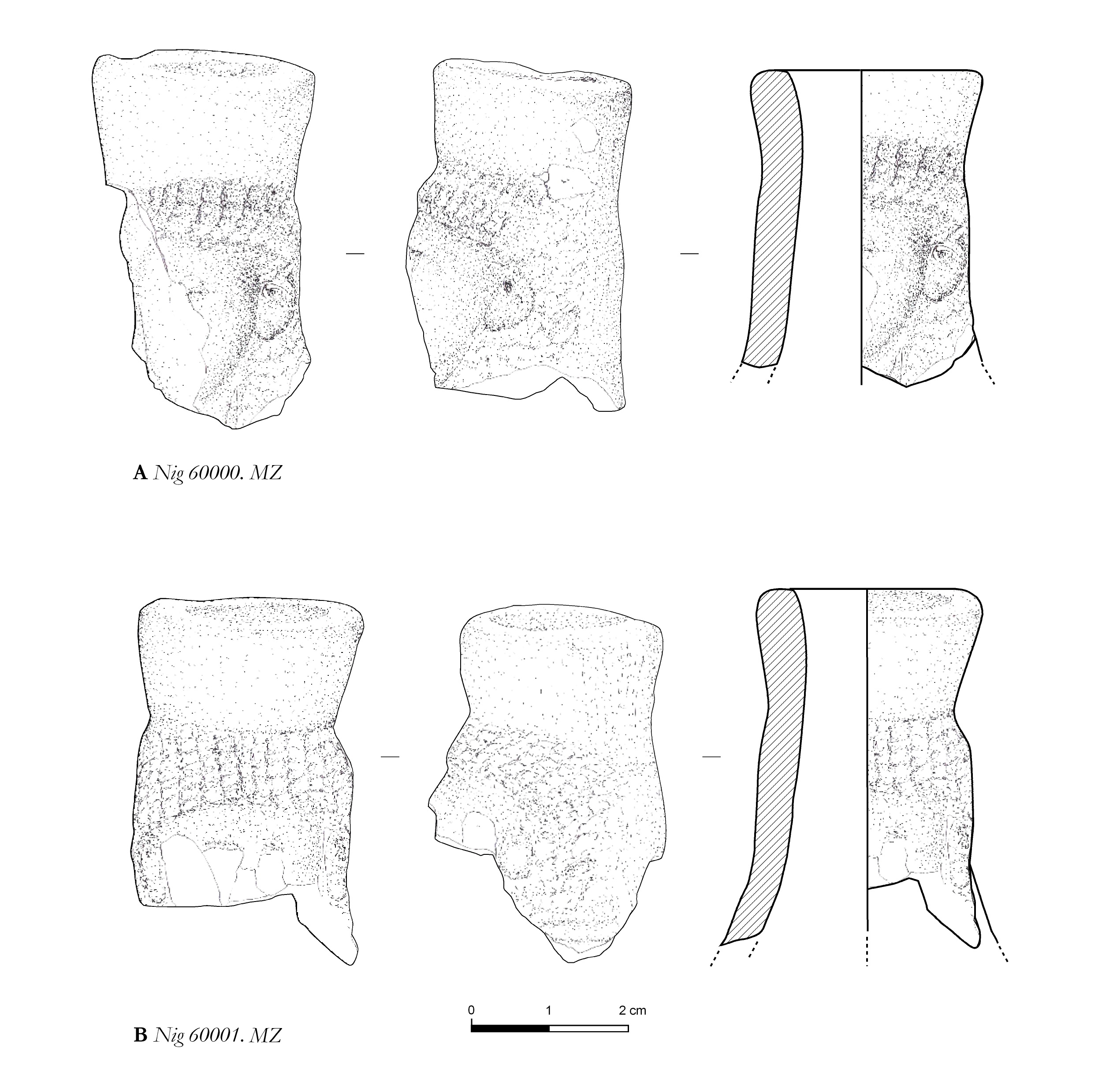 Pebeteros 1 y 2 del Cabezo de Monleón, Caspe. Museo de Zaragoza.