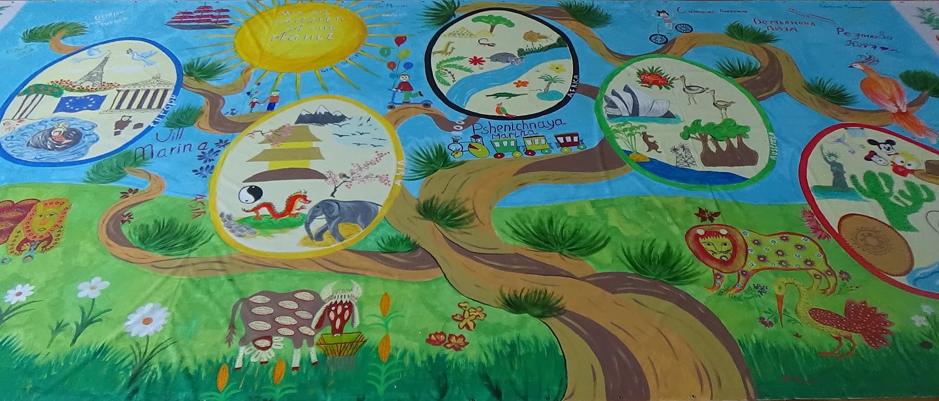 El brillante mundo de los niños en el este de Ucrania. Proyecto Kids Guernica