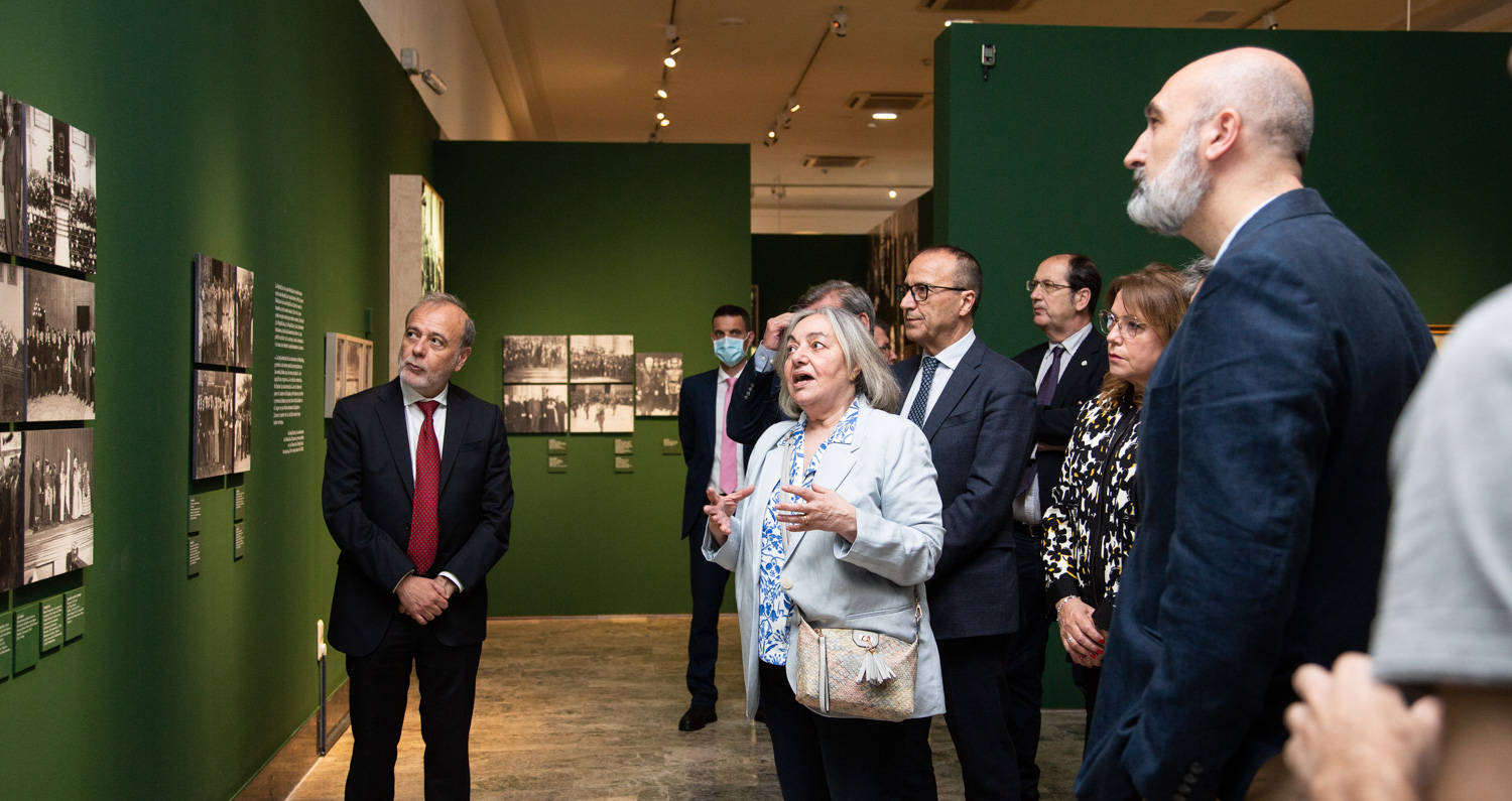 Visita institucional "Azaña intelectual y estadista". Foto: Juan José Checa. Museo de Zaragoza.