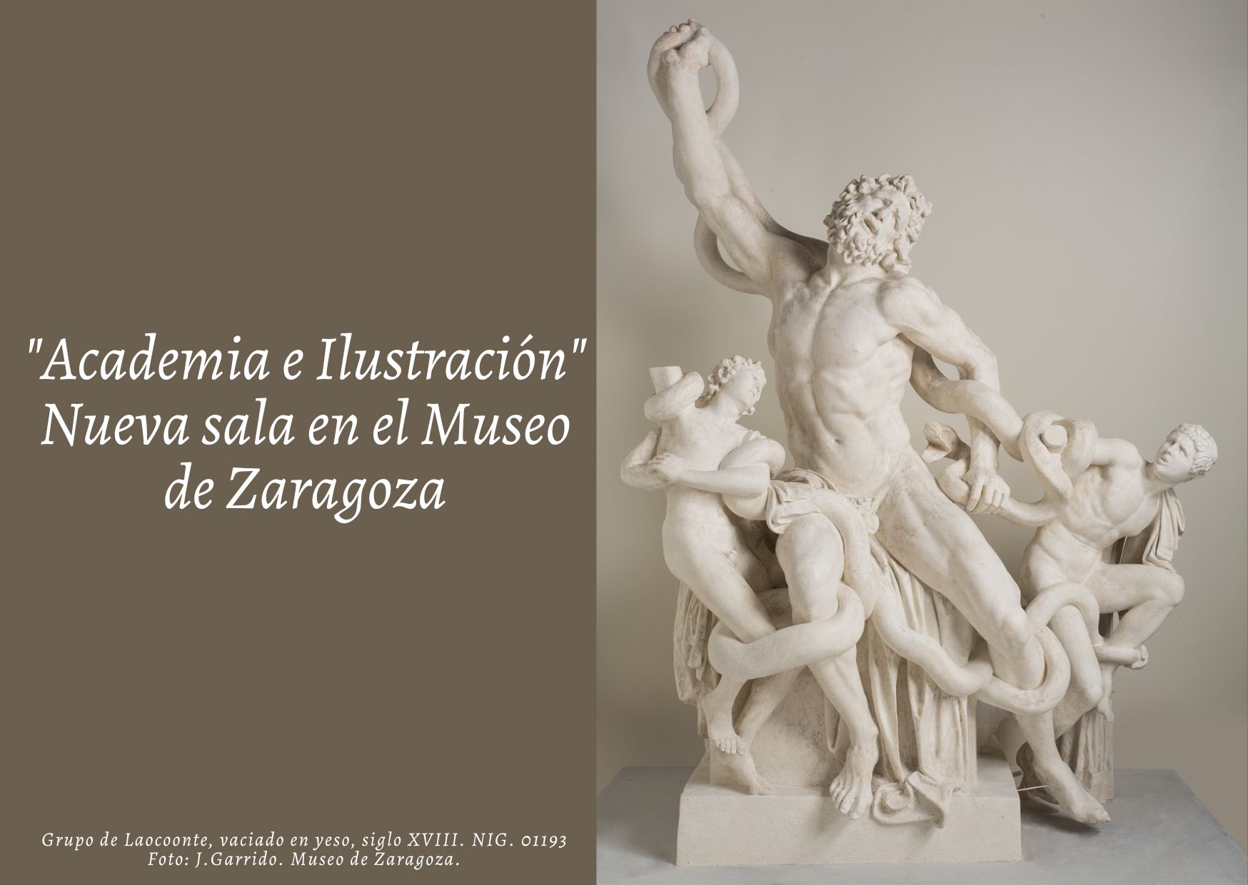 Cartel Academia e Ilustración nueva sala