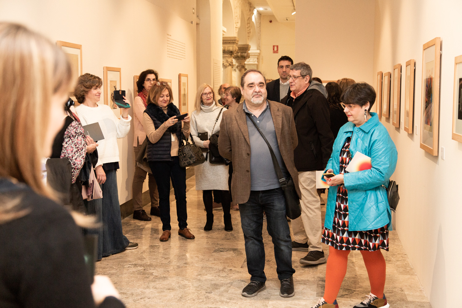 Inauguración Somos el sol. Mujeres artistas en las colecciones de Asia oriental. Foto: J.Garrido. Museo de Zaragoza