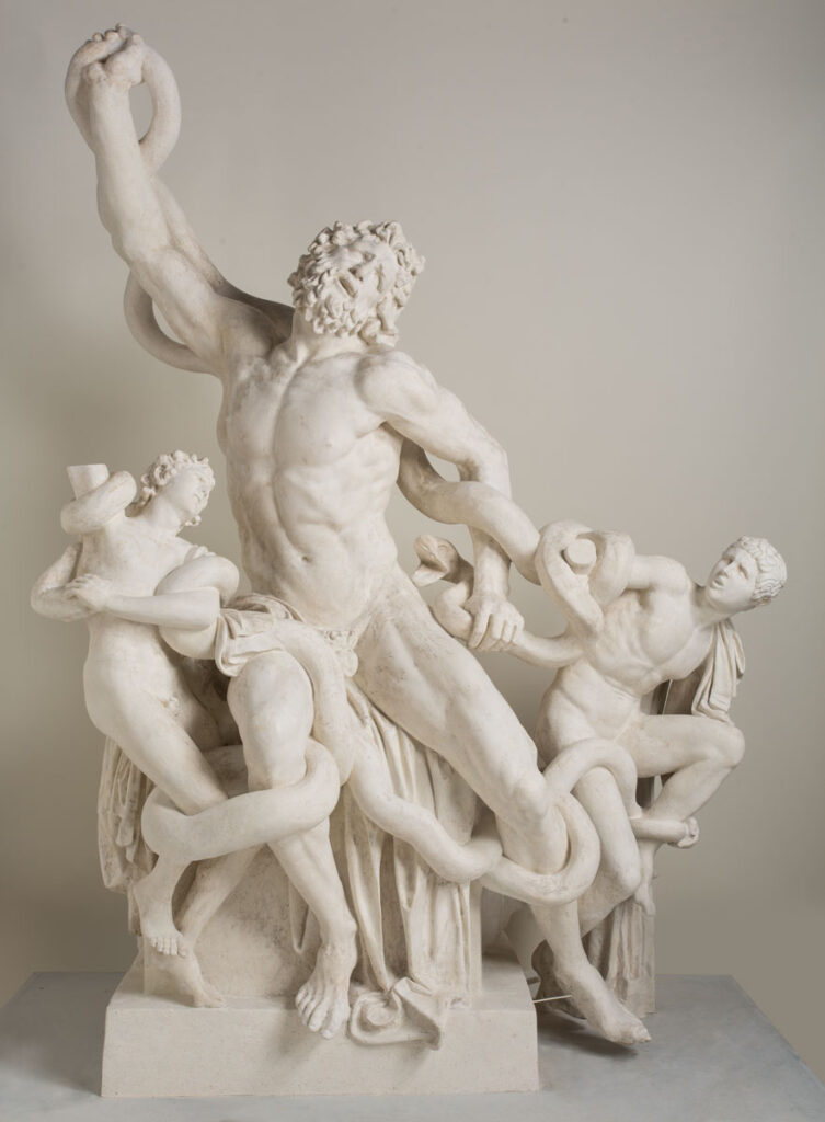 Laocoonte. Vaciado en yeso. Anónimo. Ca. 1788. Inv. 01193. Foto: J. Garrido. Museo de Zaragoza.